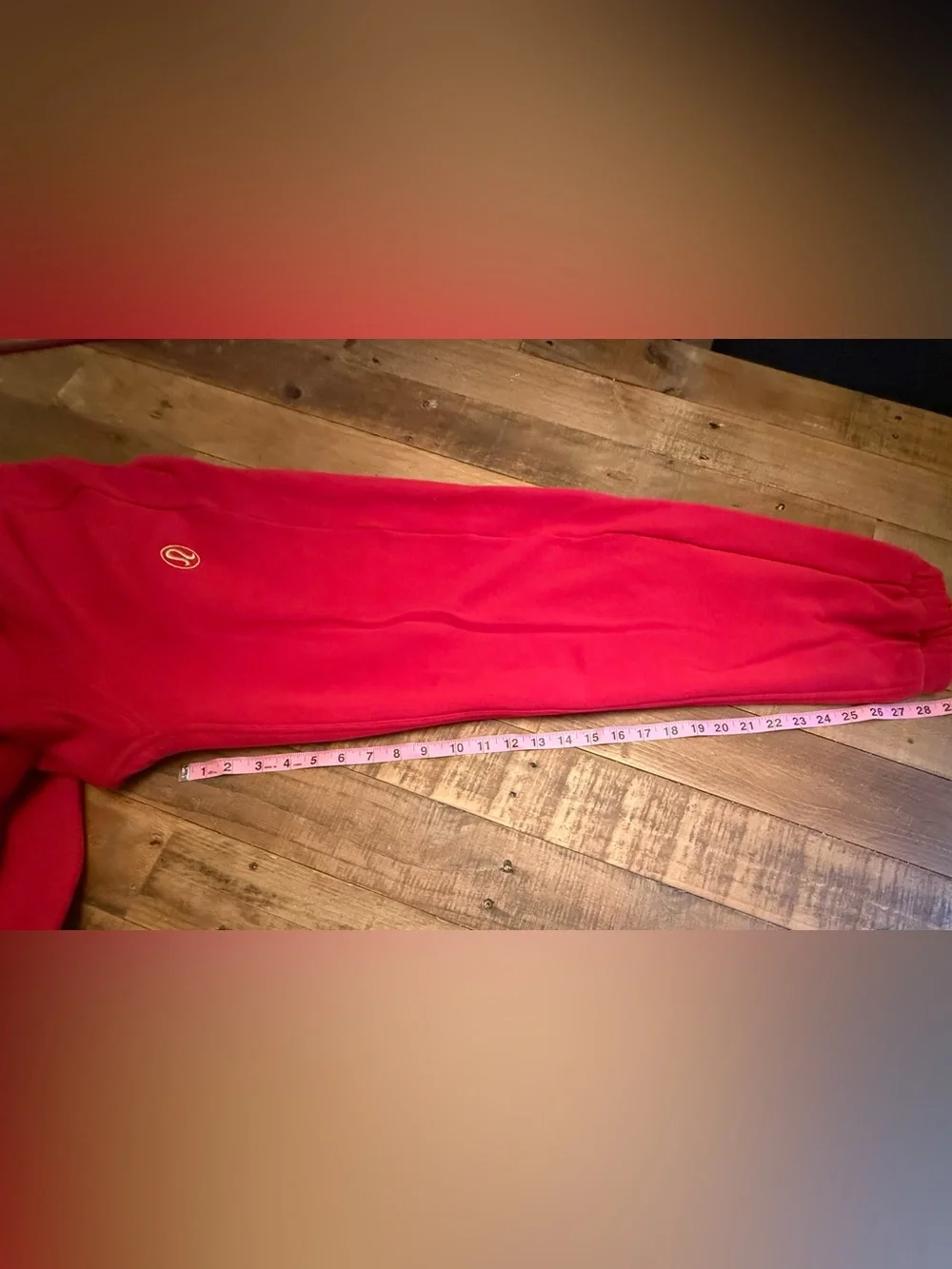 lululemon Lunar New Year Scuba Mid-Rise Oversized Jogger Dark Red Small EUC